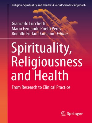 cover image of Spirituality, Religiousness and Health